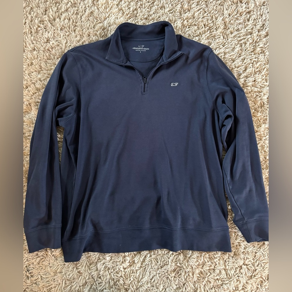 Vineyard Vines - Blue 1/4 Zip Pullover